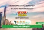 Cape Winelands District Municipality Internship Programme for 2025