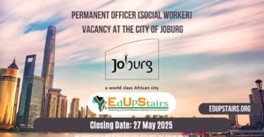 Permanent Officer (Social Worker) Vacancy at the City of Joburg