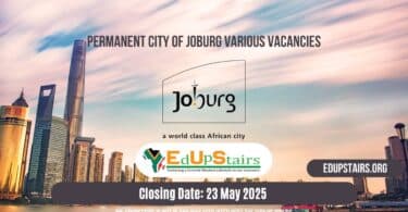 Permanent City of Joburg Various Vacancies