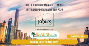City of Joburg Human Settlements Internship Programme for 2025