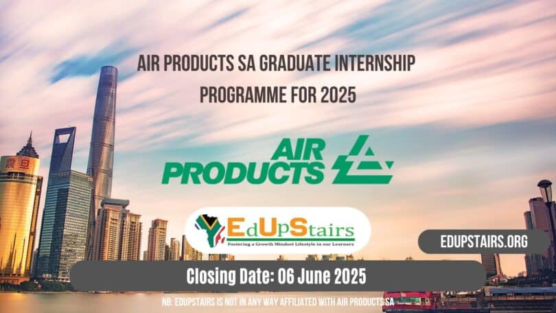 Air Products SA Graduate Internship Programme for 2025