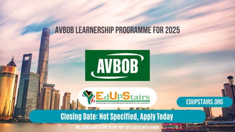 AVBOB Learnership Programme for 2025