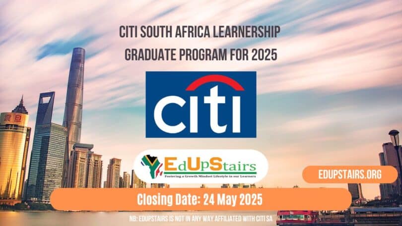 Citi South Africa Learnership Graduate Program for 2025