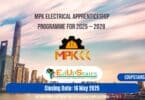 MPK Electrical Apprenticeship Programme for 2025 – 2028