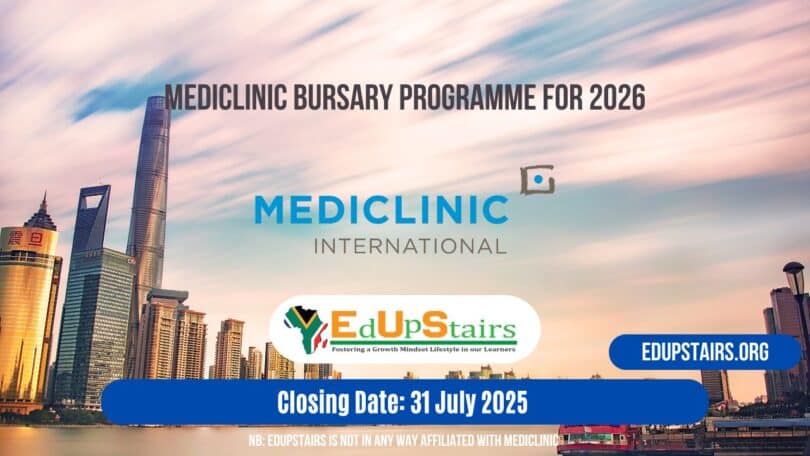 Mediclinic Bursary Programme for 2026