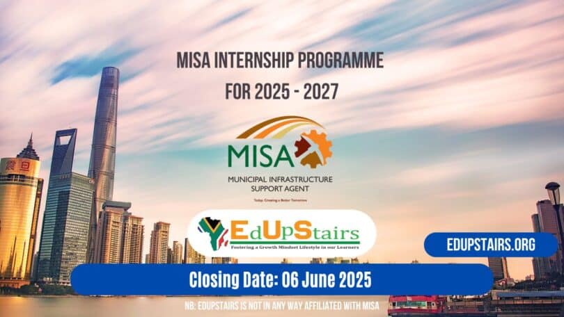 MISA Internship Programme for 2025 - 2027