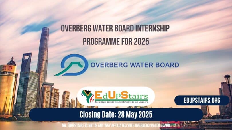 Overberg Water Board Internship Programme for 2025