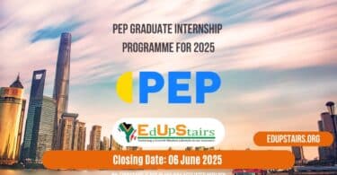 PEP Graduate Internship Programme for 2025