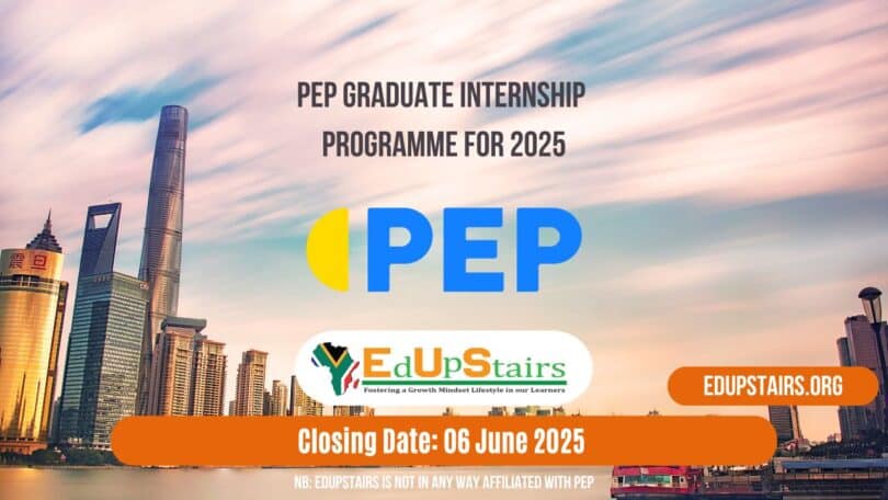 PEP Graduate Internship Programme for 2025