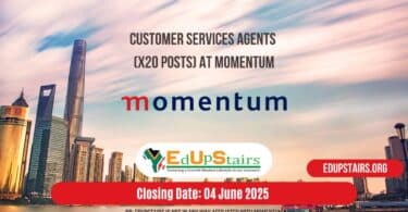 Customer Services Agents (X20 Posts) at Momentum