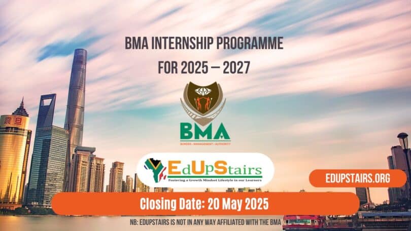 BMA Internship Programme for 2025 – 2027
