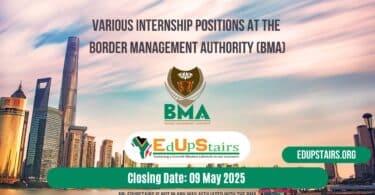 Various Internship Positions at the Border Management Authority (BMA)