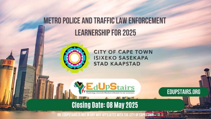 Metro Police and Traffic Law Enforcement Learnership for 2025