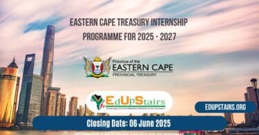 Eastern Cape Treasury Internship Programme for 2025 - 2027