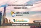 Renosterberg Municipality Internship Programme for 2025