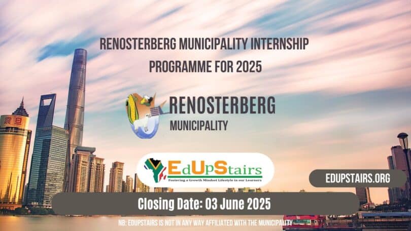 Renosterberg Municipality Internship Programme for 2025