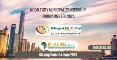 Mogale City Municipality Internship Programme for 2025