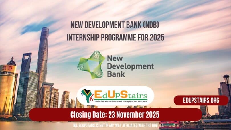 New Development Bank (NDB) Internship Programme for 2025