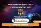 Human Resource Vacancies (X2 Posts) at the Office of the Chief Justice