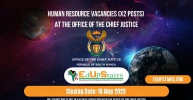 Human Resource Vacancies (X2 Posts) at the Office of the Chief Justice