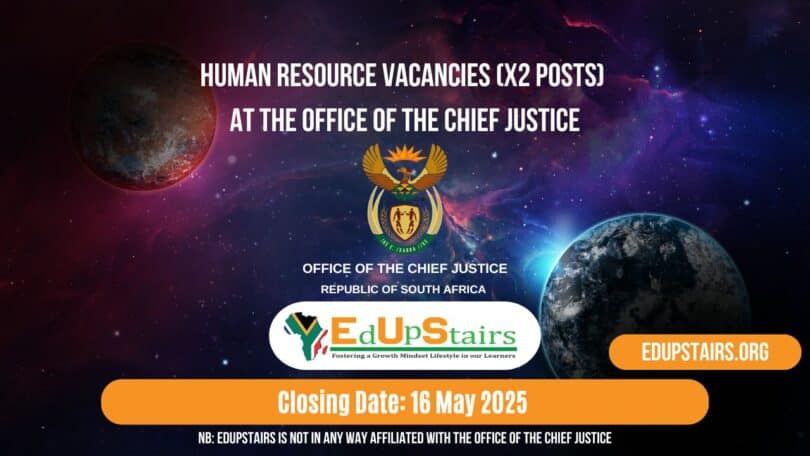 Human Resource Vacancies (X2 Posts) at the Office of the Chief Justice