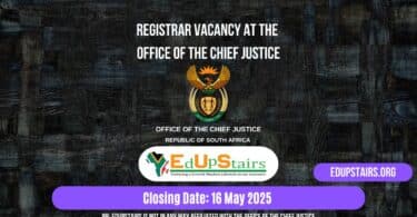 Registrar Vacancy at the Office of the Chief Justice