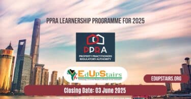 PPRA Learnership Programme for 2025