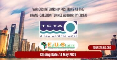 Various Internship Positions at the Trans-Caledon Tunnel Authority (TCTA)