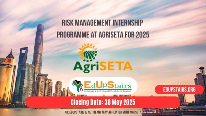 Risk Management Internship Programme at AgriSeta for 2025