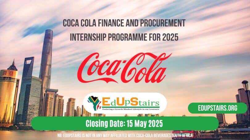 Coca Cola Finance and Procurement Internship Programme for 2025
