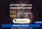 Chief Economist Vacancy at the National School of Governance