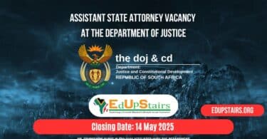 Assistant State Attorney Vacancy at the Department of Justice