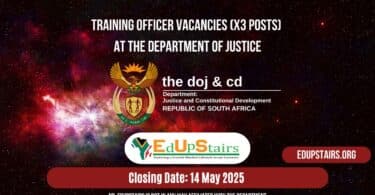 Training Officer Vacancies (X3 Posts) at the Department of Justice