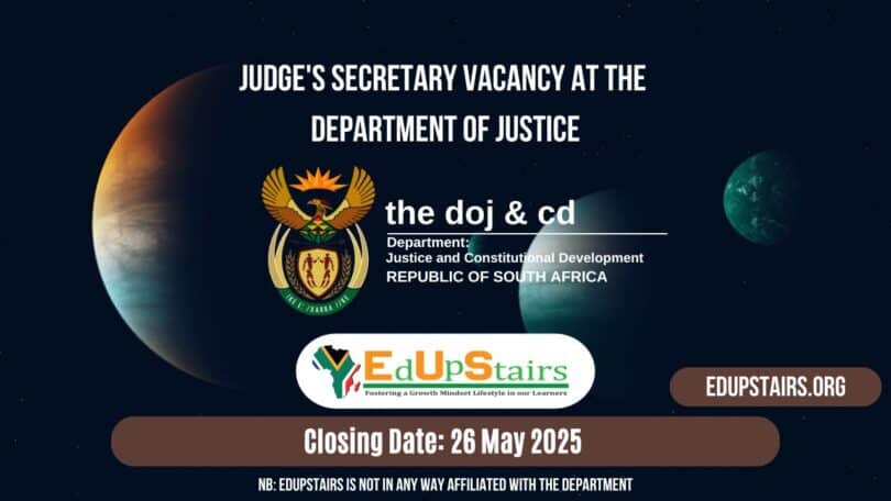 Judge's Secretary Vacancy at the Department of Justice