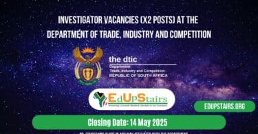 Investigator Vacancies (X2 Posts) at the Department of Trade, Industry and Competition