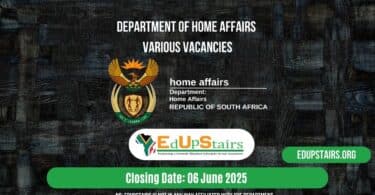 Department of Home Affairs Various Vacancies