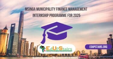 Msinga Municipality Finance Management Internship Programme for 2025