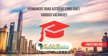 Permanent Road Accident Fund (RAF) Various Vacancies