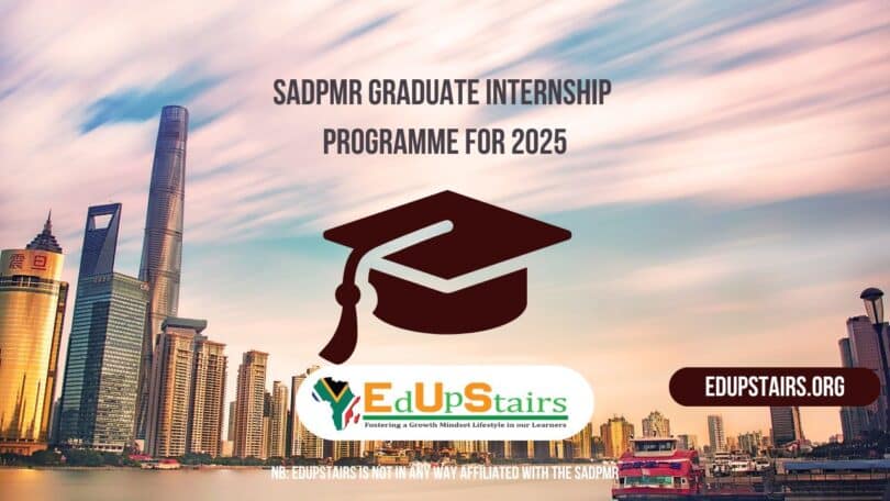 SADPMR Graduate Internship Programme for 2025