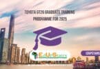 Toyota GT26 Graduate Training Programme for 2025