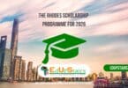 The Rhodes Scholarship Programme for 2026