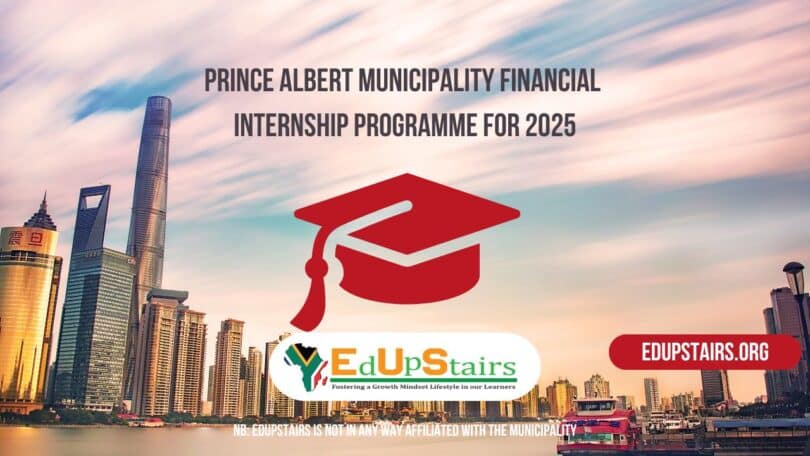 Prince Albert Municipality Financial Internship Programme for 2025