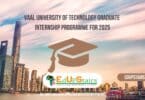 Vaal University of Technology Graduate Internship Programme for 2025