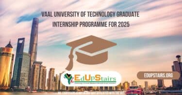Vaal University of Technology Graduate Internship Programme for 2025