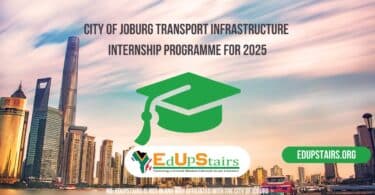 City of Joburg Transport Infrastructure Internship Programme for 2025