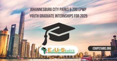 Johannesburg City Parks & Zoo EPWP Youth Graduate Internships for 2025