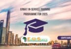 ERWAT In-Service Training Programme for 2025