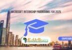 Microsoft Internship Programme for 2025