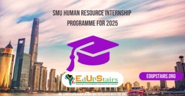 SMU Human Resource Internship Programme for 2025