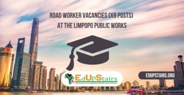 Road Worker Vacancies (X9 Posts) at the Limpopo Public Works